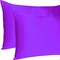 Homeroots 20 x 40 in. Bright Purple Dreamy Silky Satin King Size Pillowcases 387850 - alternate 9